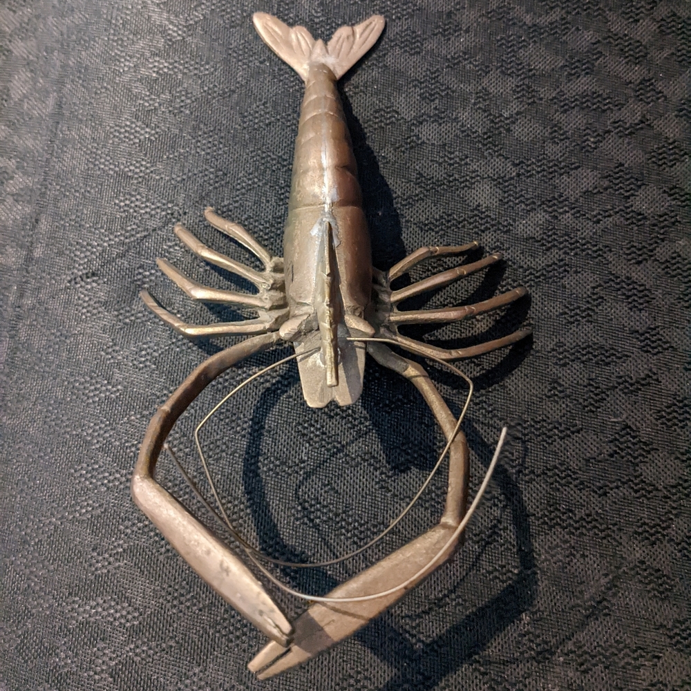 Vintage Brass Shrimp